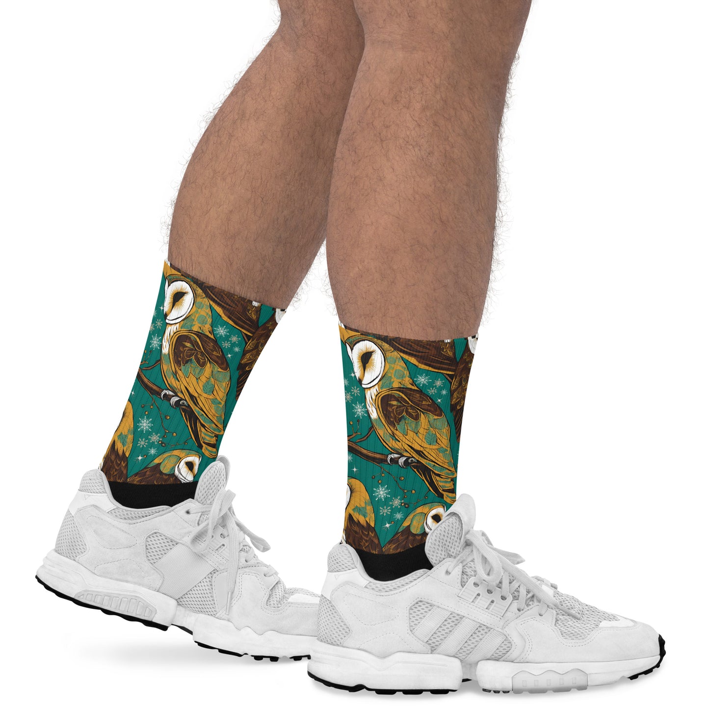 PGP Holiday Socks - Frozen Serenade Print | Cozy Comfort & Winter Elegance