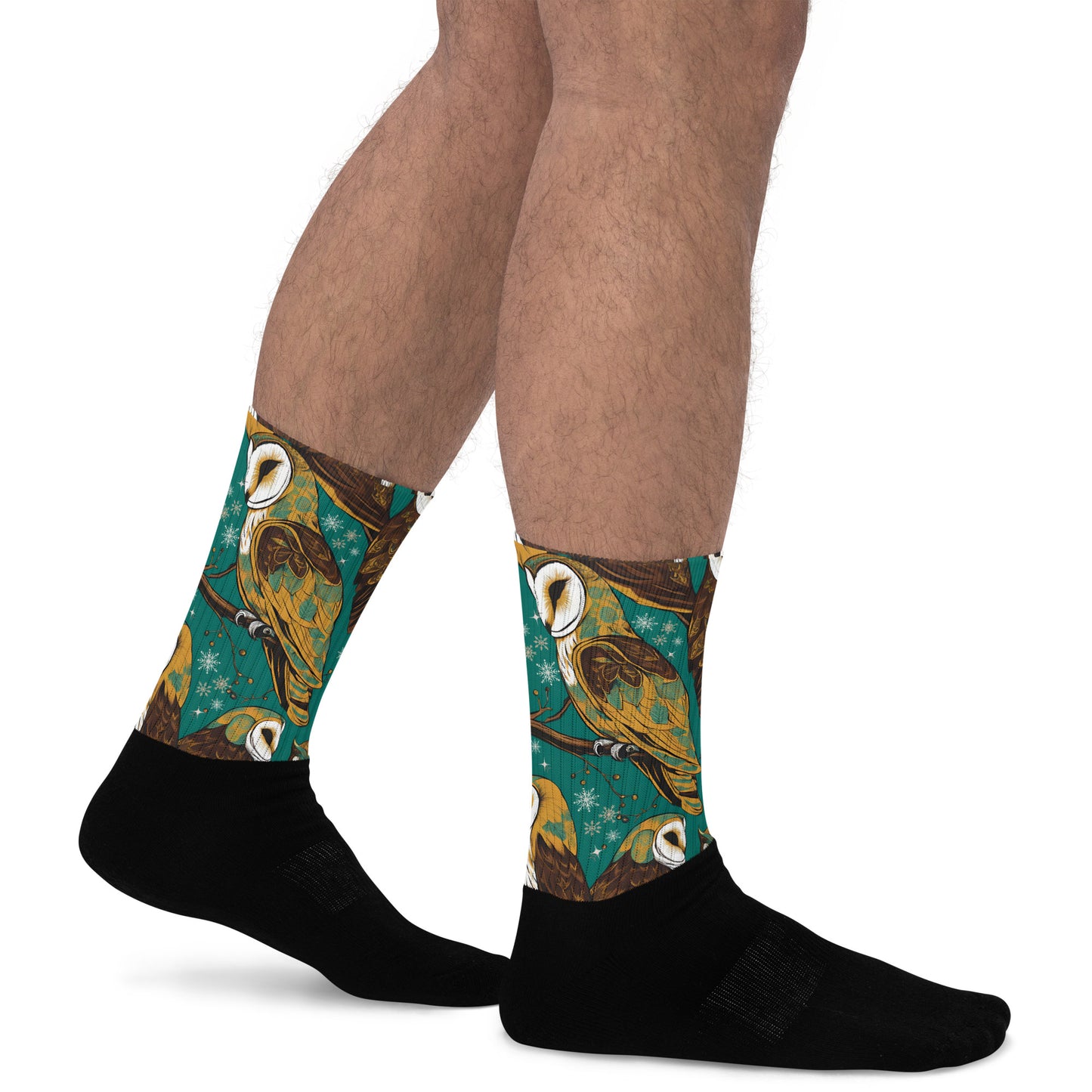PGP Holiday Socks - Frozen Serenade Print | Cozy Comfort & Winter Elegance