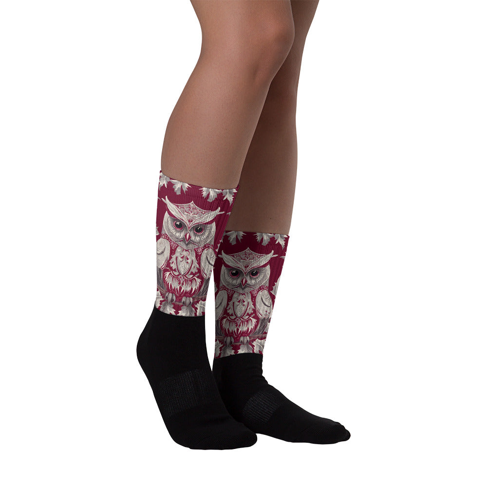 PGP Holiday Socks - Whispers in the Snow Print | Cushioned Comfort & Bold Design