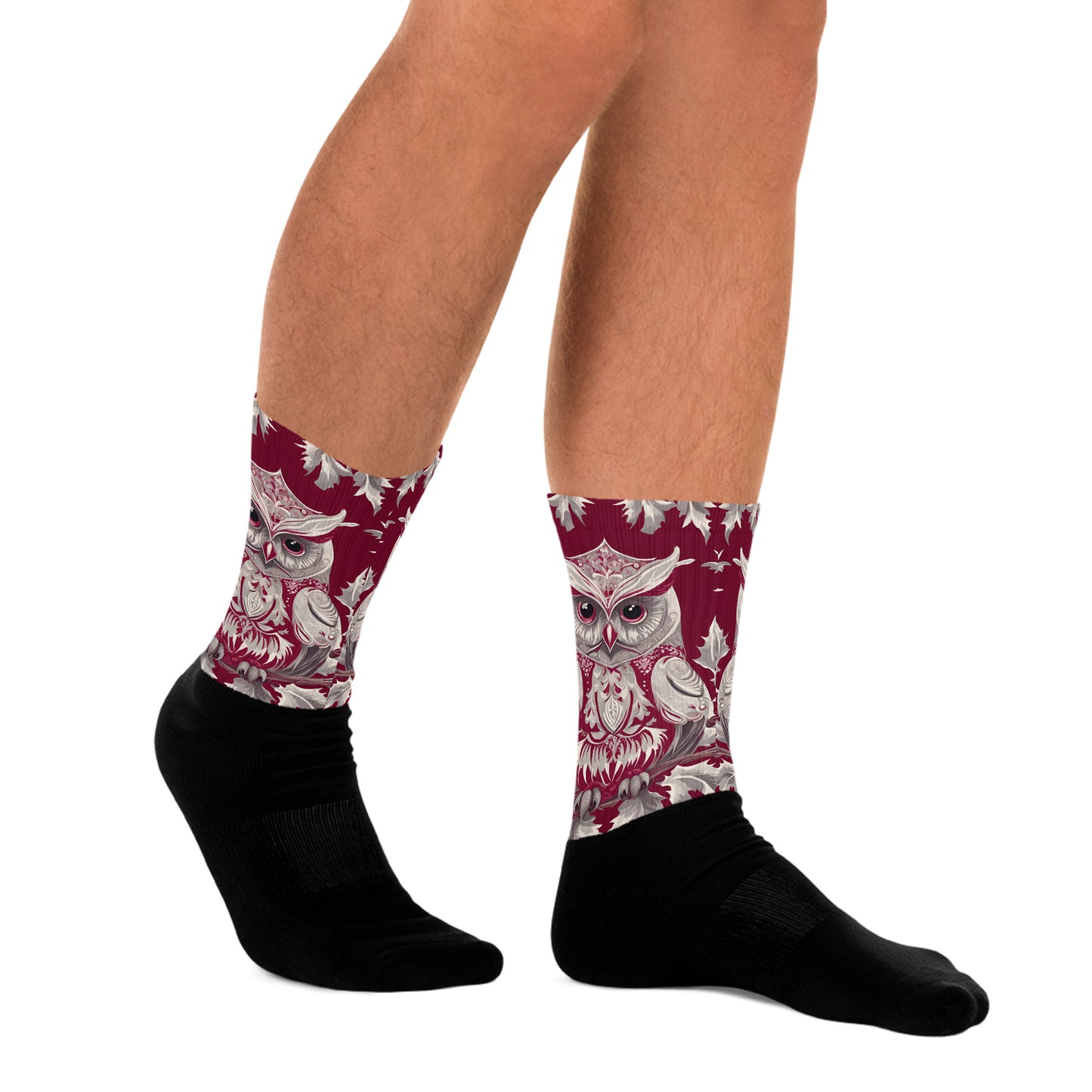 PGP Holiday Socks - Whispers in the Snow Print | Cushioned Comfort & Bold Design