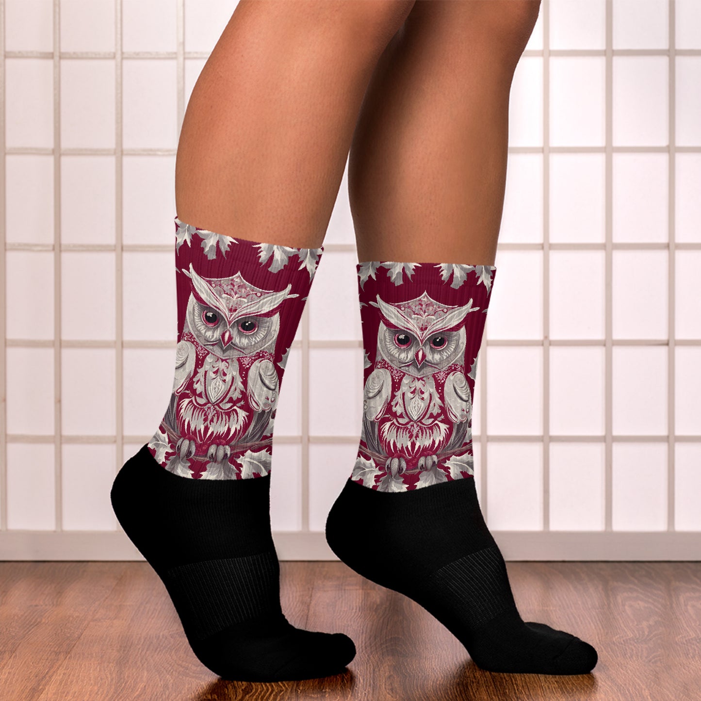 PGP Holiday Socks - Whispers in the Snow Print | Cushioned Comfort & Bold Design