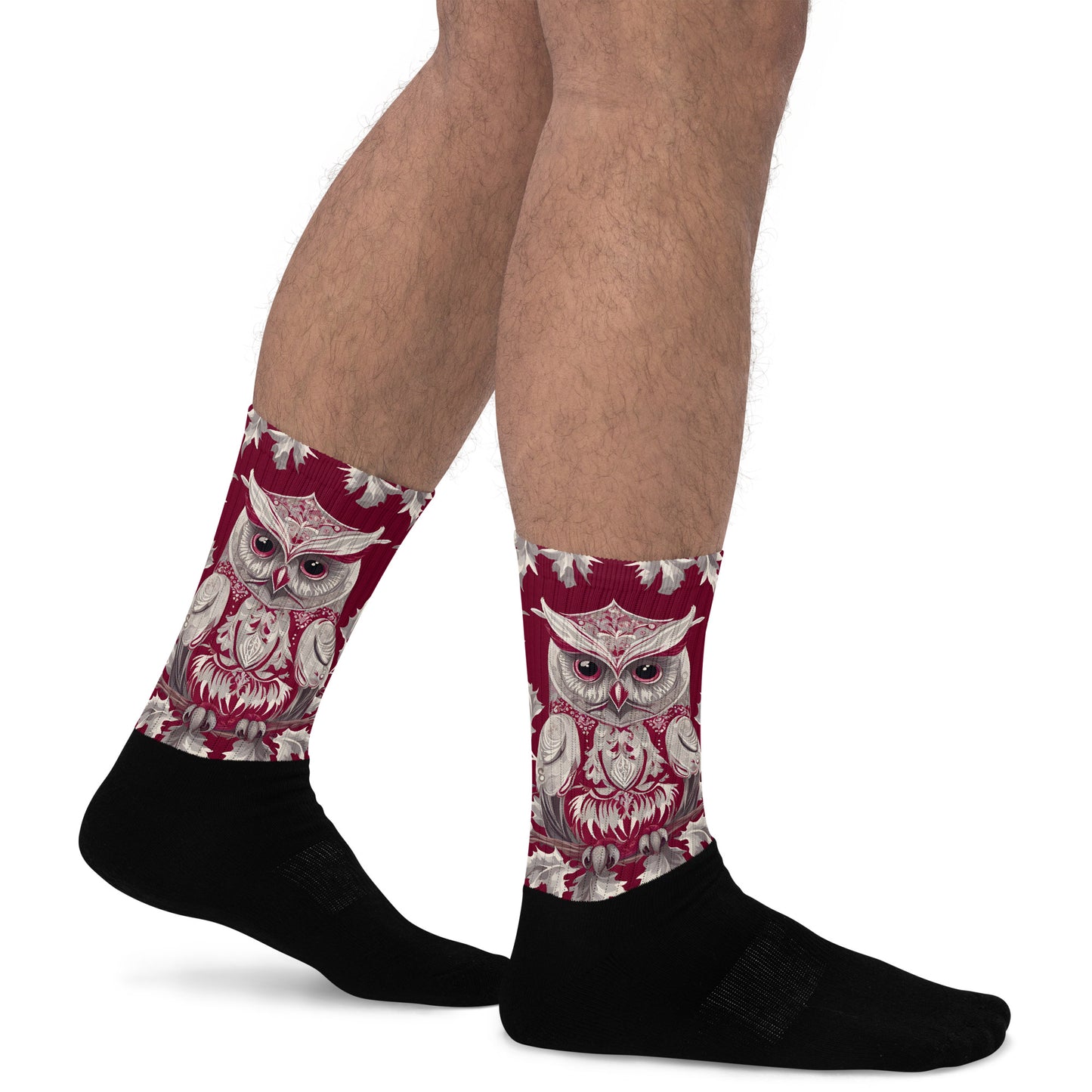 PGP Holiday Socks - Whispers in the Snow Print | Cushioned Comfort & Bold Design