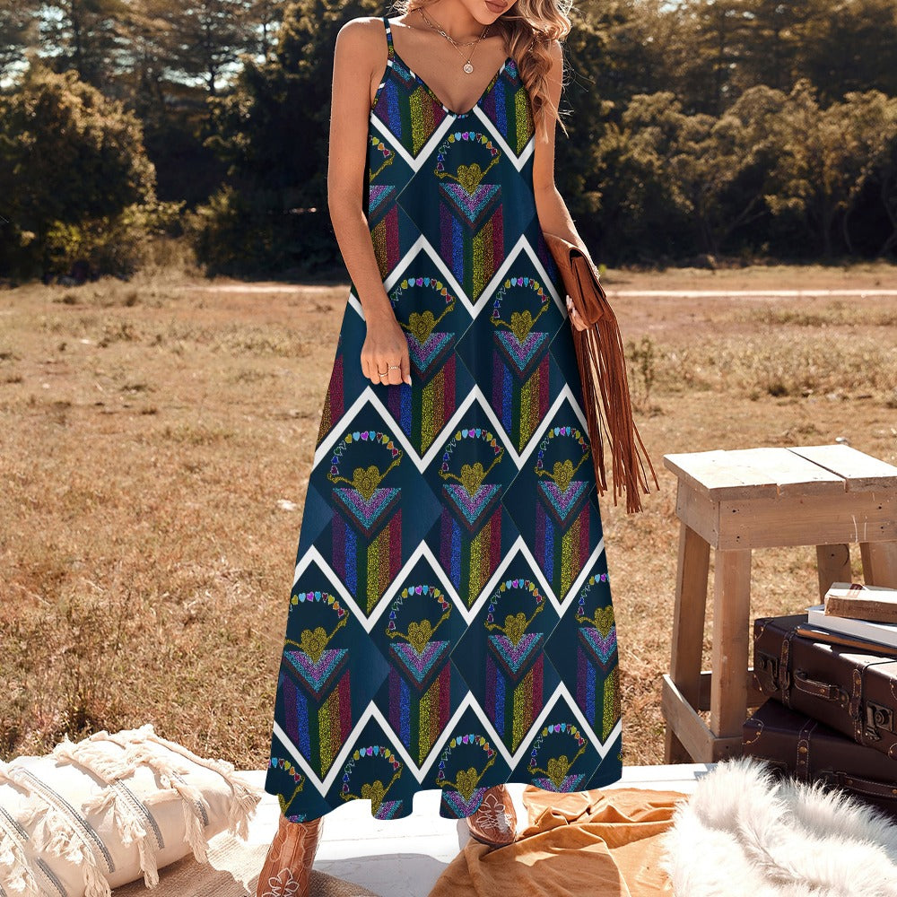 Margeaux Pride & Joy Sling Ankle Dress – Celebrate Pride in Style & Comfort
