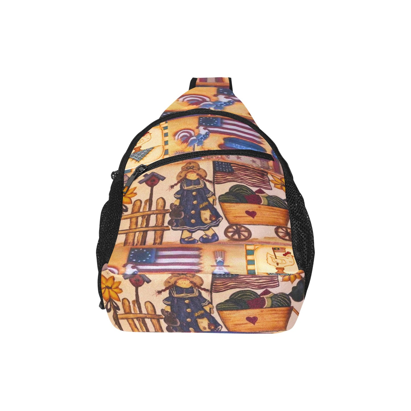 Suzanne Independence Day Unisex Crossbody Chest Bag – Functional Style by PGP Holiday