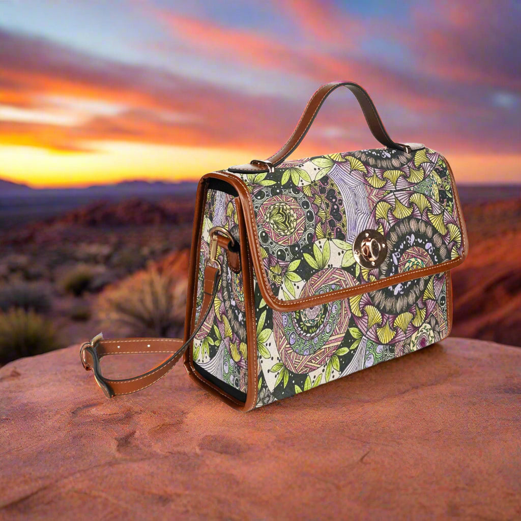 PGP Holiday Melissa Tarpaulin Waterproof Canvas Bag Handle & Shoulder Strap