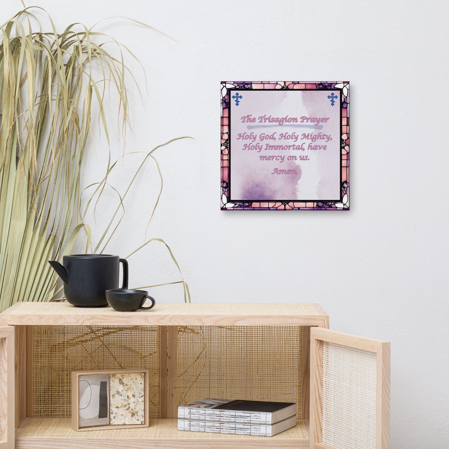 Orthodox Christmas Jigsaw Puzzle – The Trisagion Prayer, Stained Glass Design