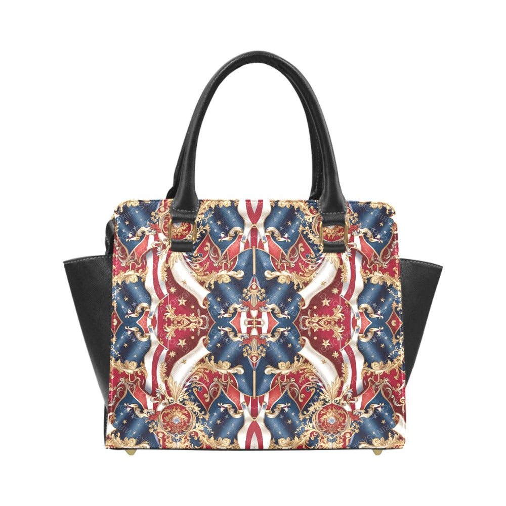 The PGP Holiday Freedom Riveted Shoulder Handbag
