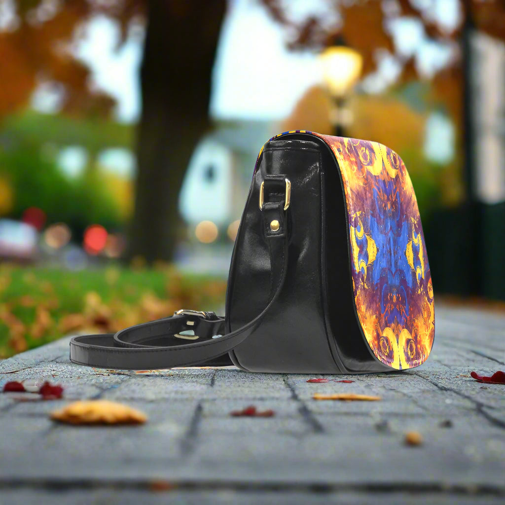 PGP Holiday Boho Alchemy Mystic Classic Saddle Bag | Animal Free Leather