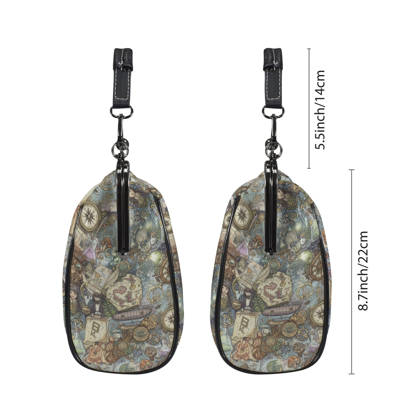 PGP Holiday | Boho Alchemy Isa Crossbody Kisslock Shoulder Bag | Animal Free Leather