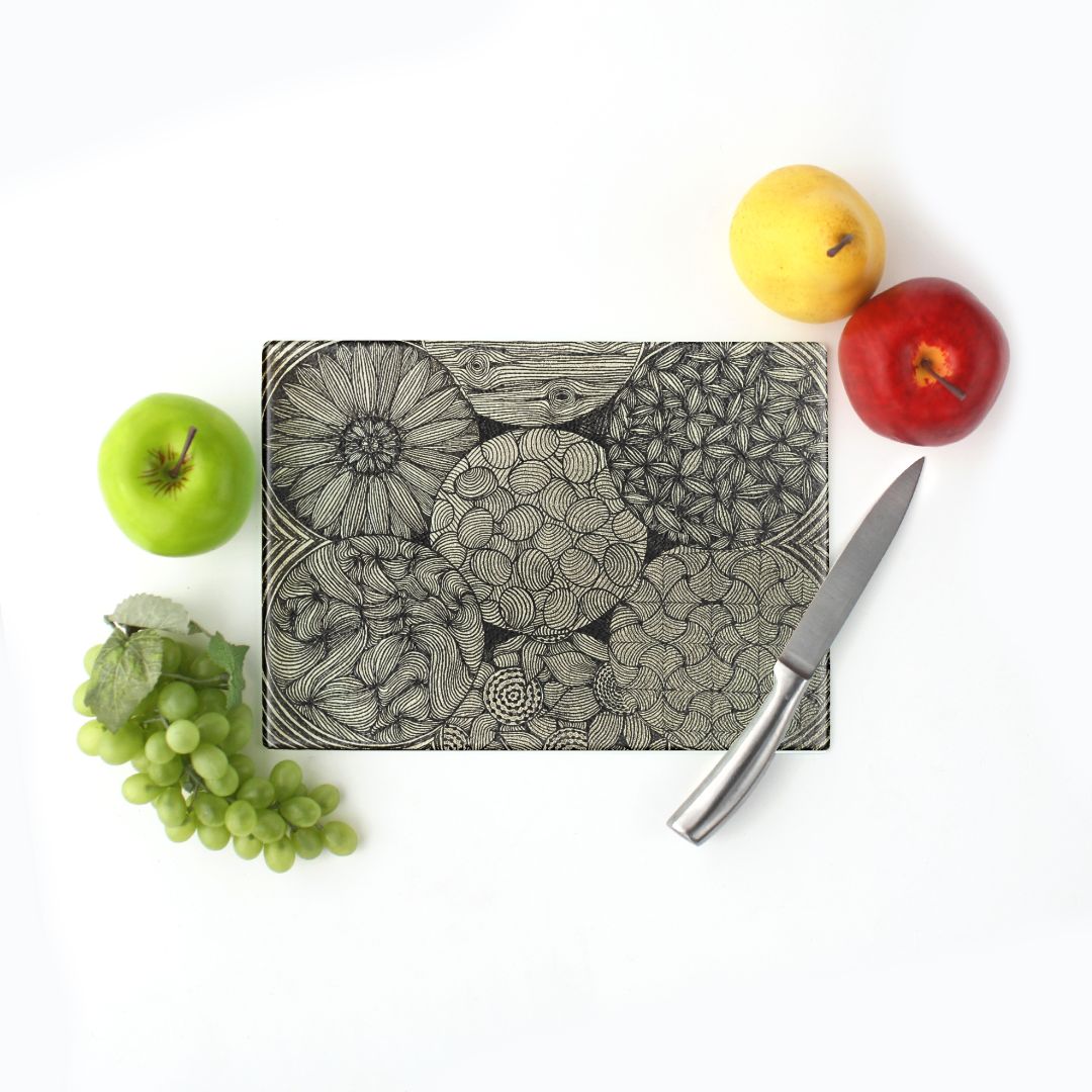 PGP Holiday Melissa Succor Cutting Board Small (11.5" x 8")