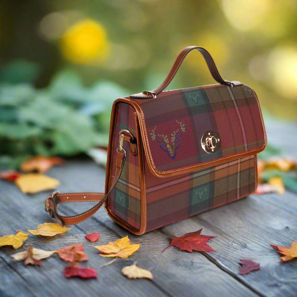 PGP Holiday | Boho Alchemy Waterproof Made from Luxury High-Grade Tarpaulin Canvas Bag - Brune