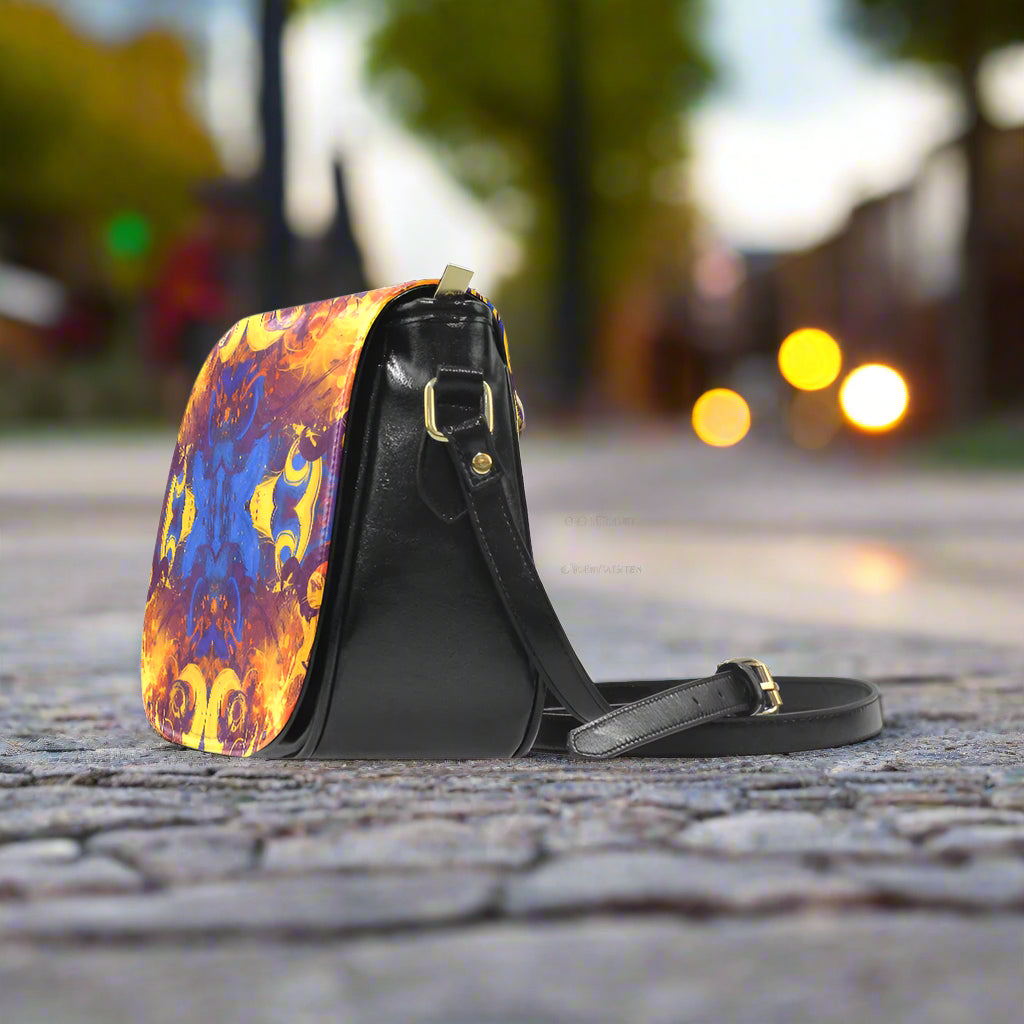 PGP Holiday Boho Alchemy Mystic Classic Saddle Bag | Animal Free Leather
