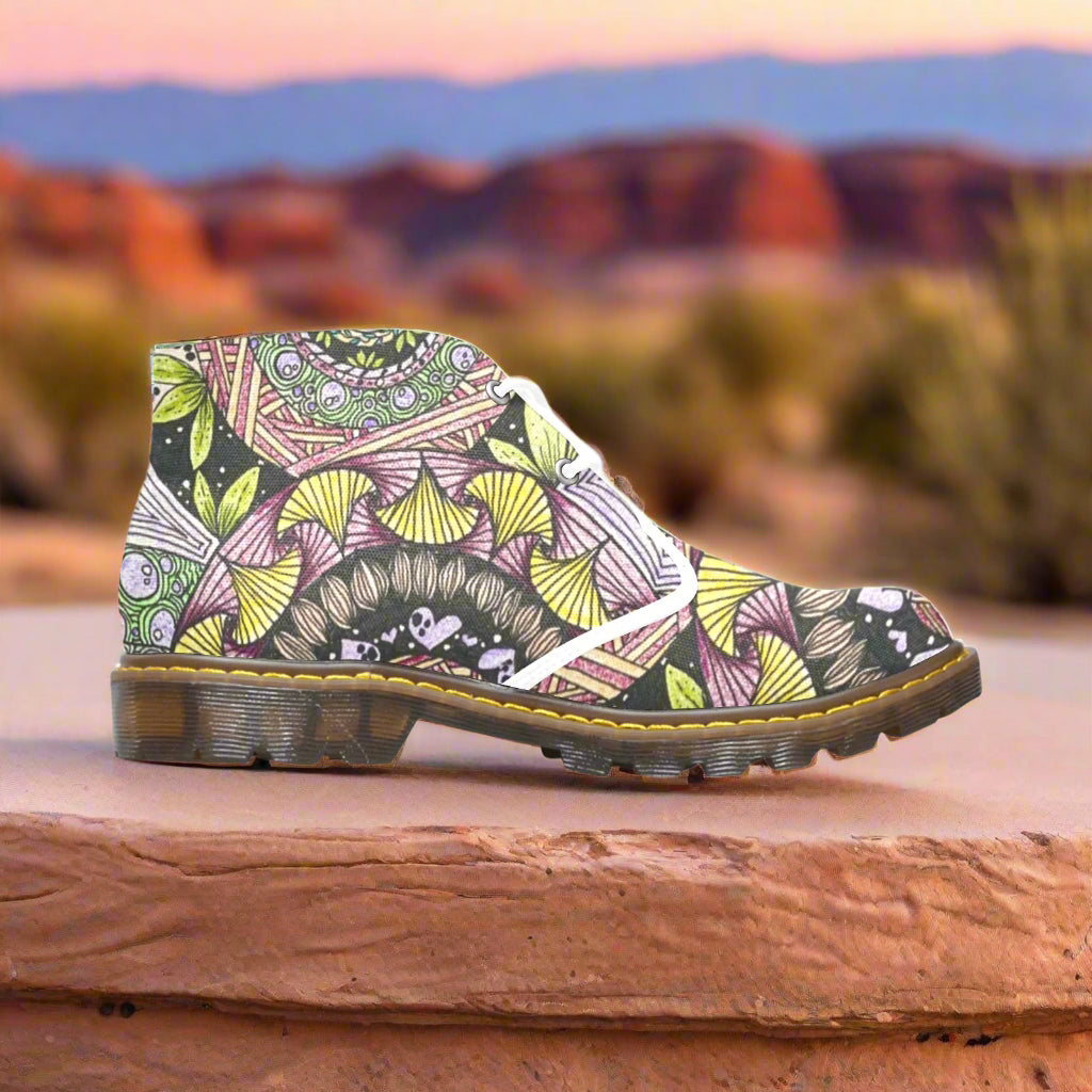 PGP Holiday Melissa Women's Boho Canvas Chukka Boots