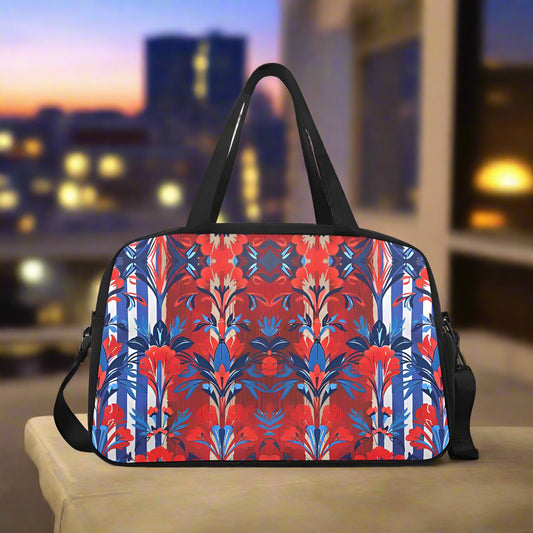 PGP Holiday Rebel Petal Water-Resistant Tote & Cross-Body Overnighter Bag