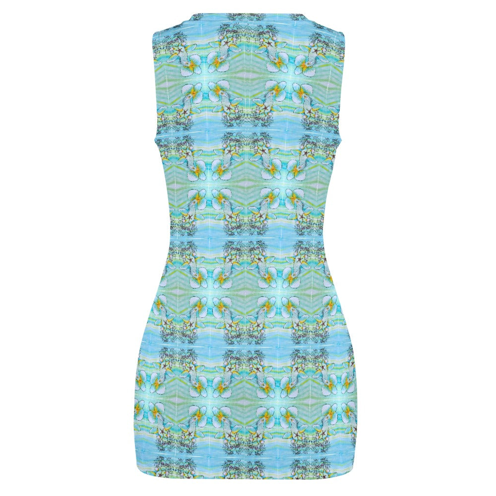 PGP Holiday Rochelle Navel-Baring Cross-Fit Hip Dress