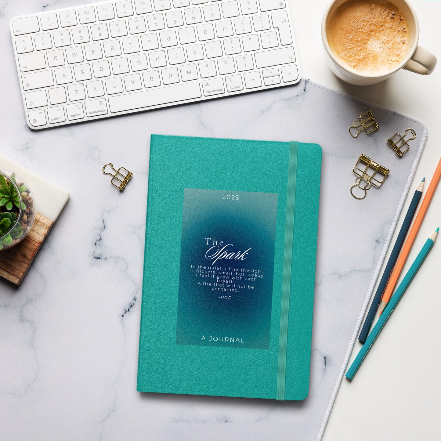 PGP Holiday Hardcover bound 2025 journal- The Spark