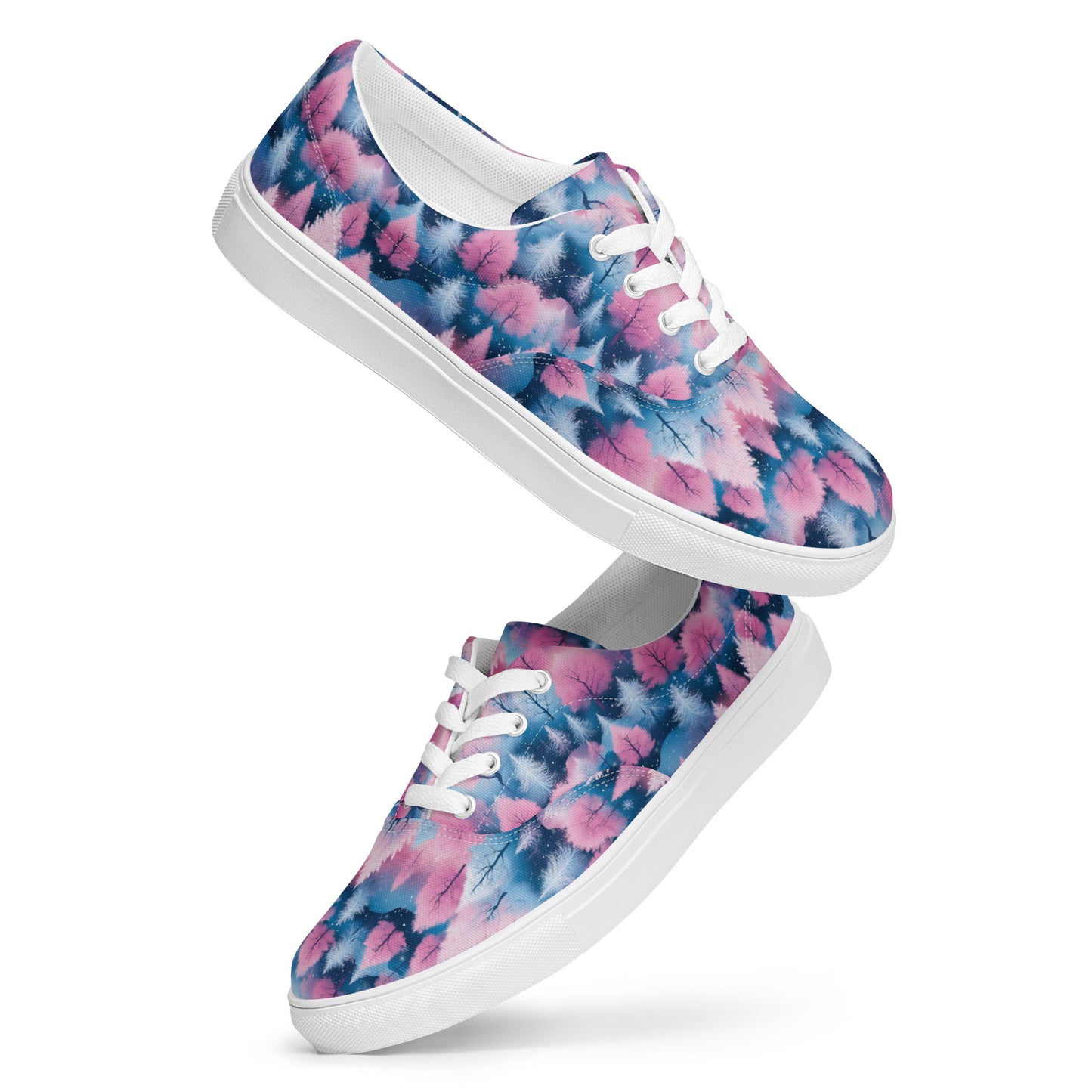 PGP Holiday Candy Gleam Men’s Lace-Up Canvas Shoes – Festive Versatility & Comfort