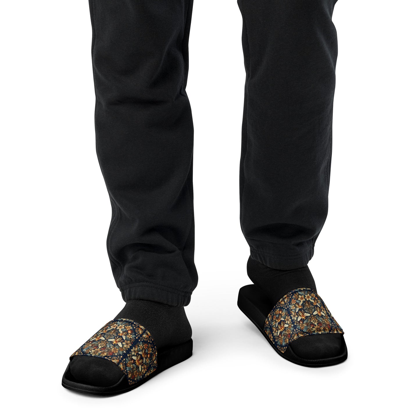 PGP Holiday Honey Slumber Men’s Slides – Home Comfort Meets Festive Style