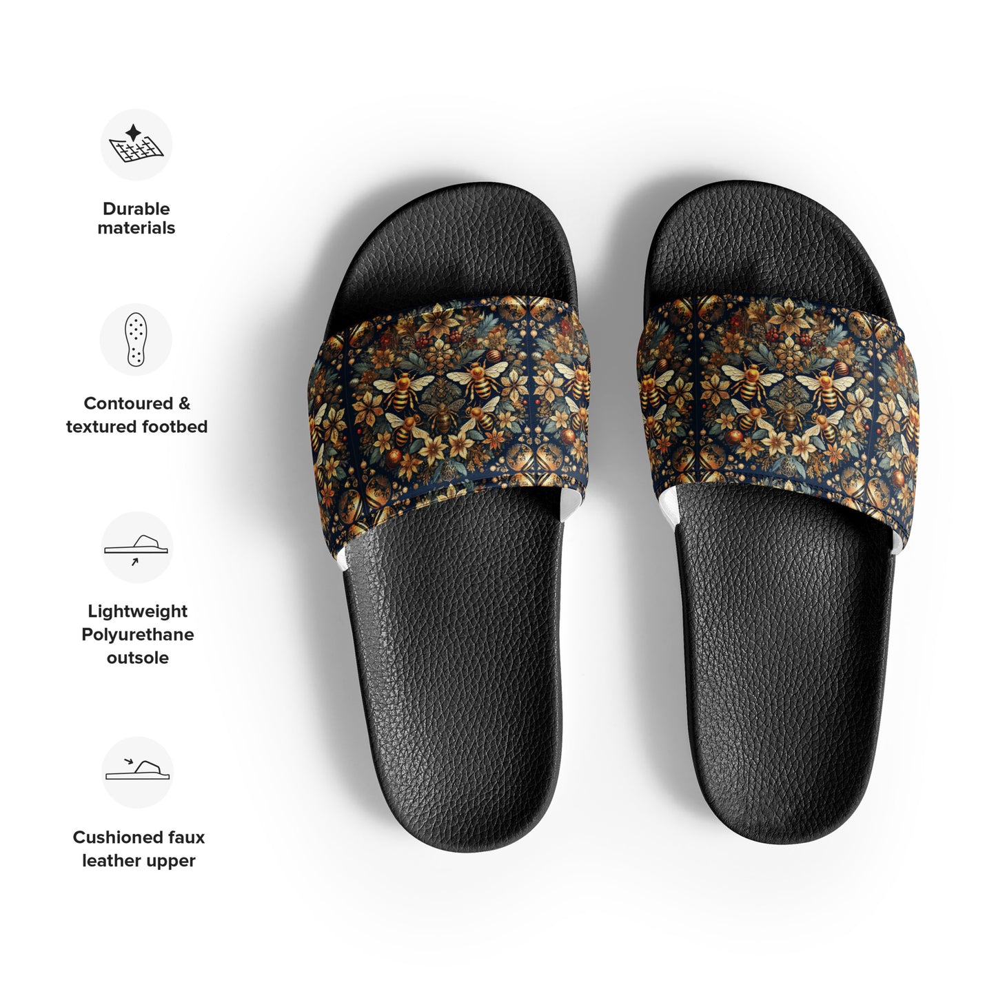 PGP Holiday Honey Slumber Men’s Slides – Home Comfort Meets Festive Style