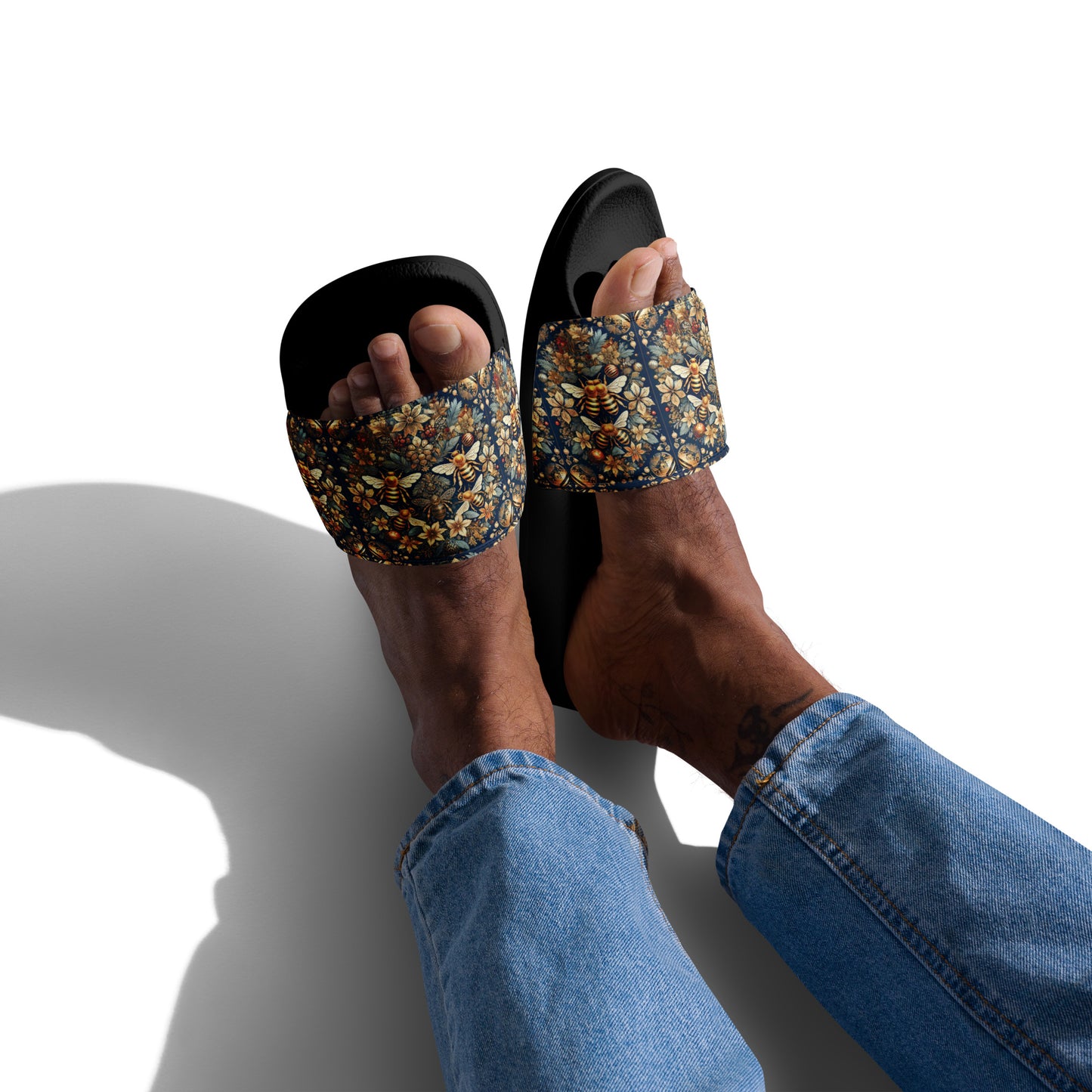 PGP Holiday Honey Slumber Men’s Slides – Home Comfort Meets Festive Style