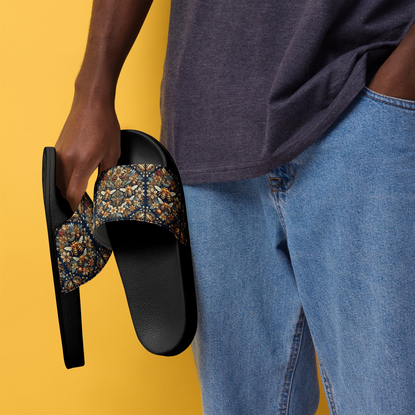 PGP Holiday Honey Slumber Men’s Slides – Home Comfort Meets Festive Style