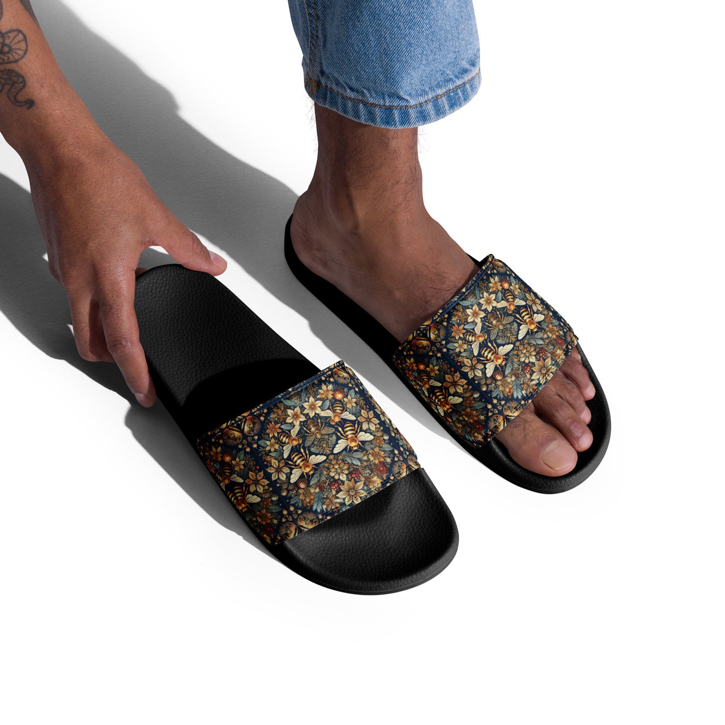 PGP Holiday Honey Slumber Men’s Slides – Home Comfort Meets Festive Style