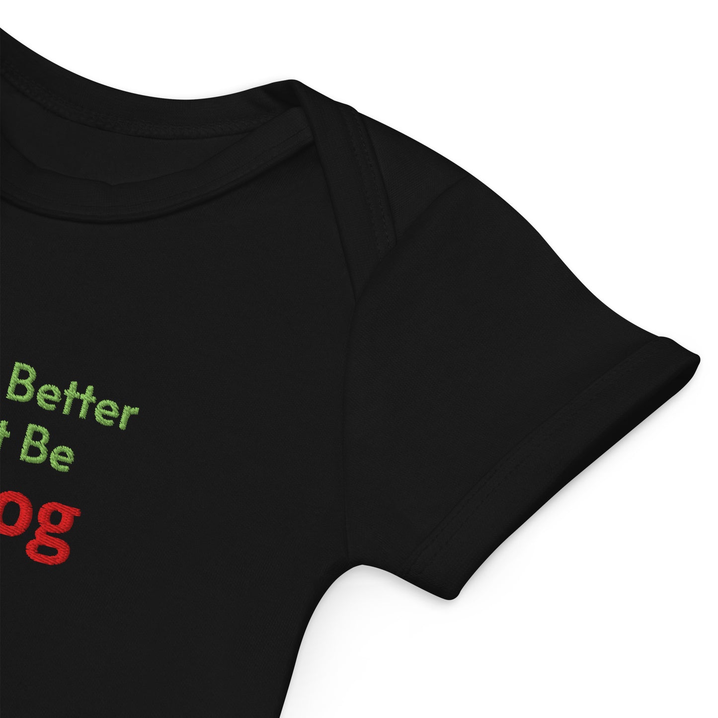 That Better Not Be Egg Nog Organic cotton holiday baby bodysuit