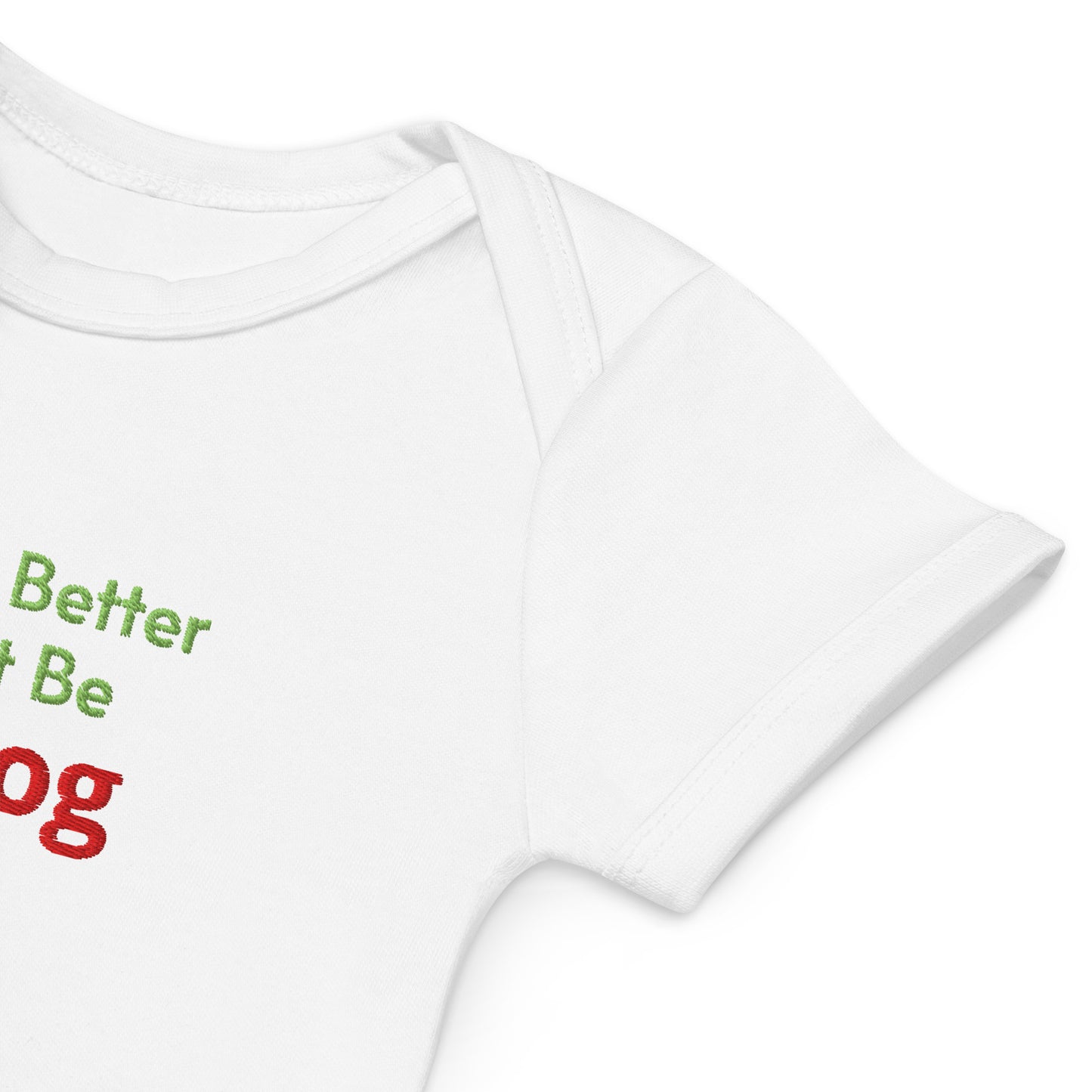 That Better Not Be Egg Nog Organic cotton holiday baby bodysuit