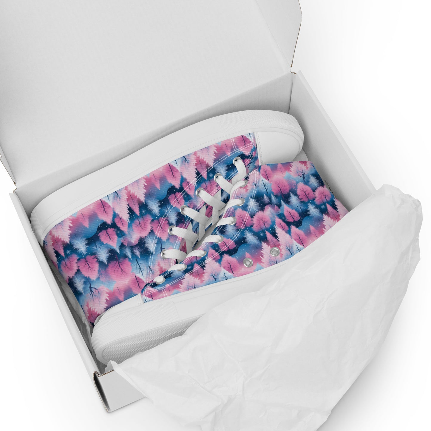 PGP Holiday Candy Gleam Women’s High Top Canvas Shoes – Festive Style & Comfort