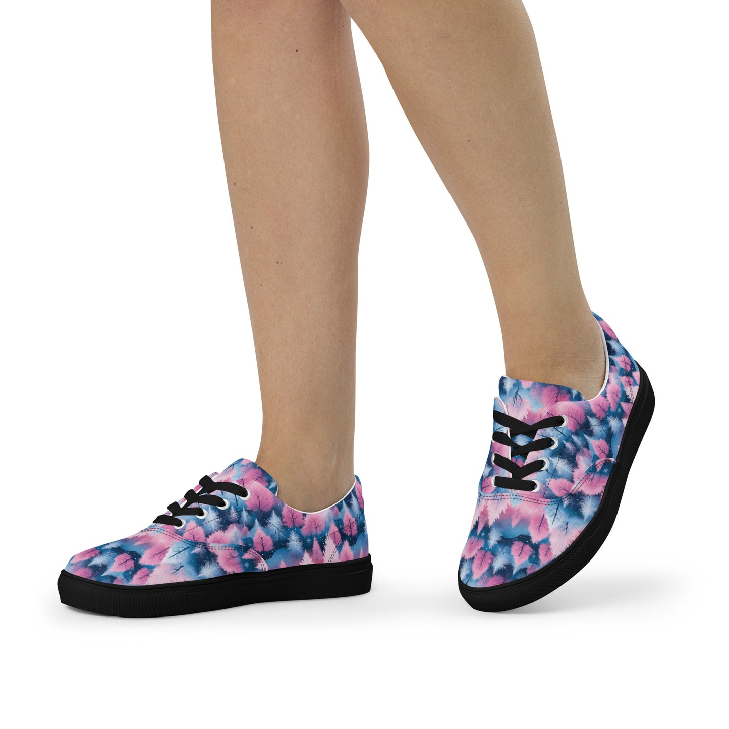 PGP Holiday Candy Gleam Women’s Lace-Up Canvas Shoes – Festive Comfort & Style