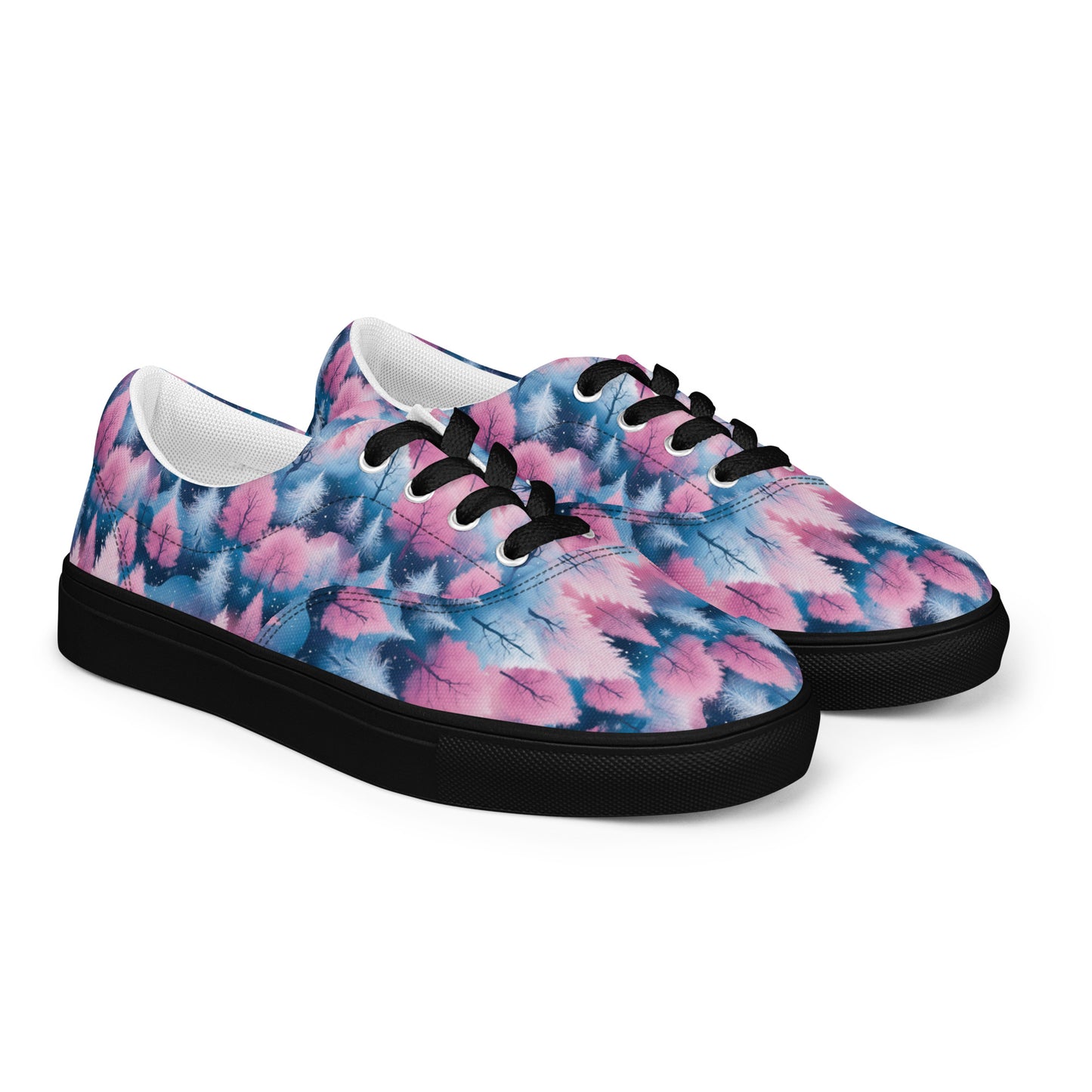 PGP Holiday Candy Gleam Women’s Lace-Up Canvas Shoes – Festive Comfort & Style