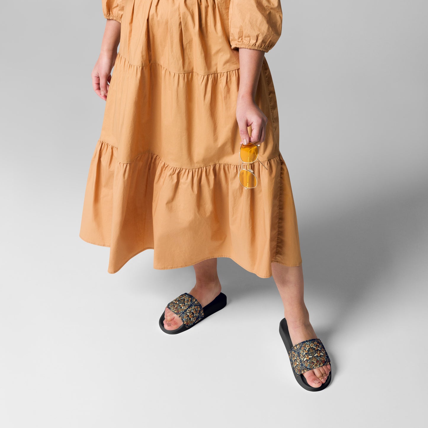 PGP Holiday Honey Slumber Women’s Slides – At Home Comfort with Festive Flair