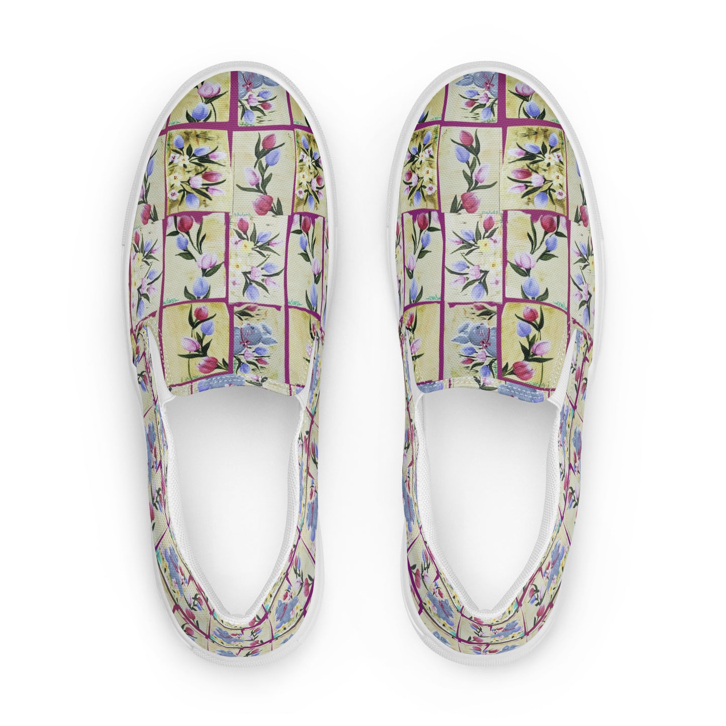 PGP Holiday Suzanne Bunny Garden Women’s Slip-On Canvas Shoes
