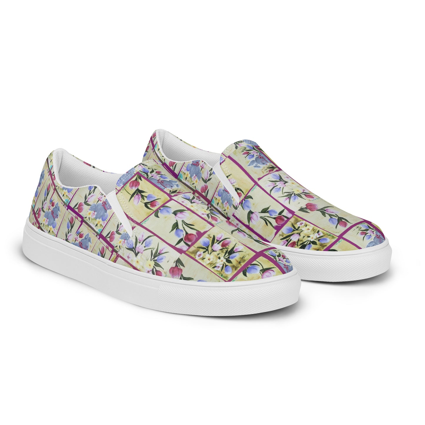PGP Holiday Suzanne Bunny Garden Women’s Slip-On Canvas Shoes