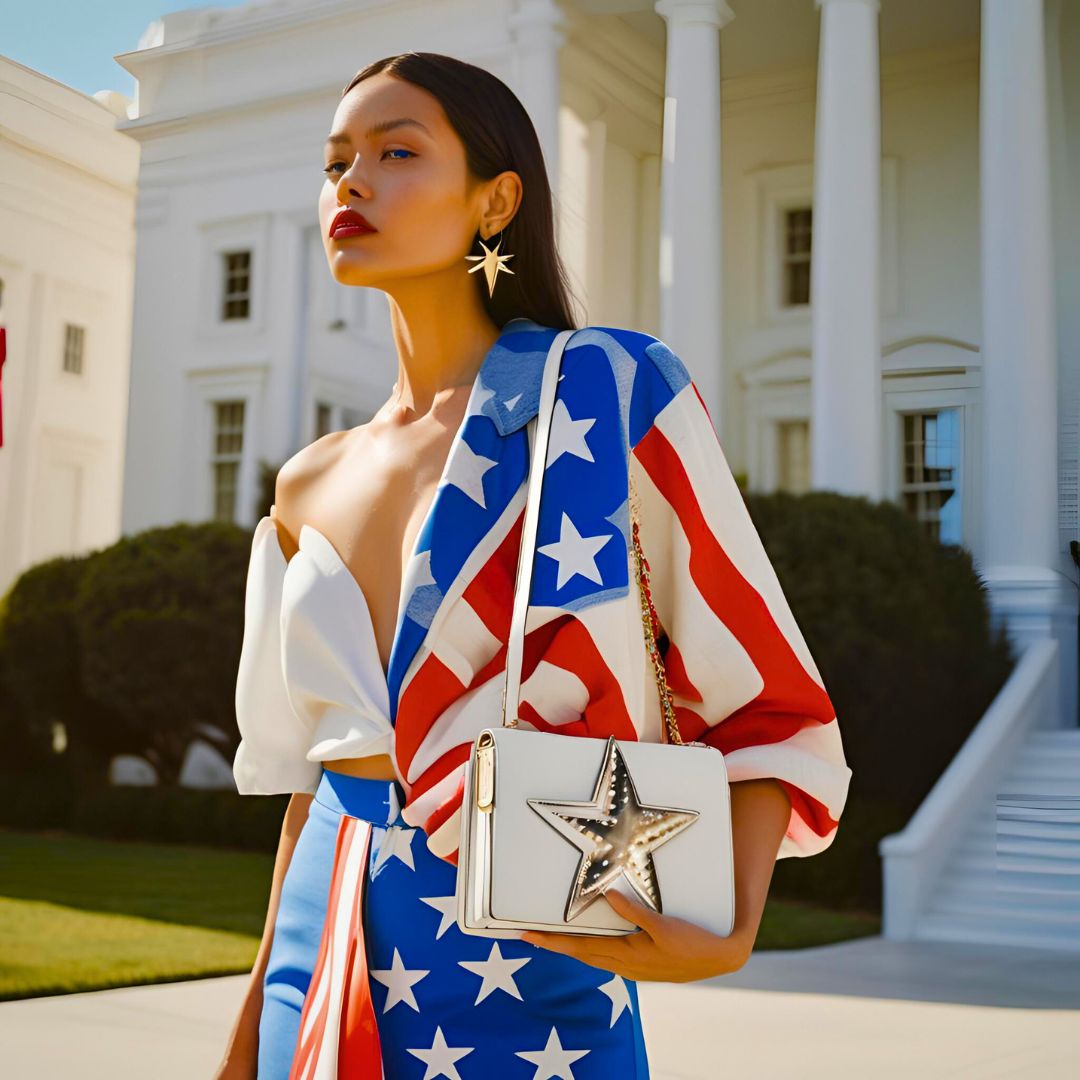 Luxe Patriotic Fashion Collection – Elegant Americana-Inspired Style & Aesthetic
