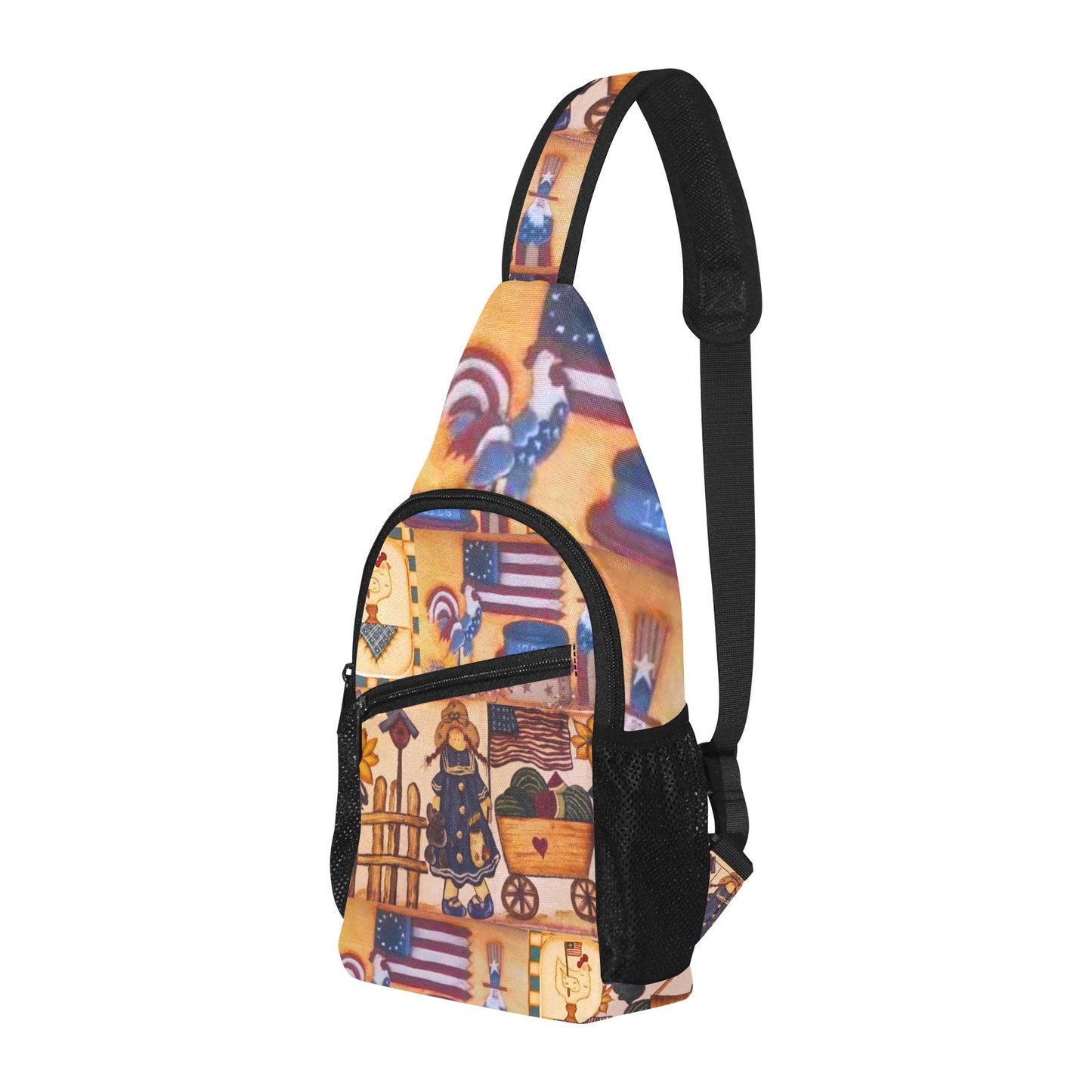 Suzanne Independence Day Unisex Crossbody Chest Bag – Functional Style by PGP Holiday