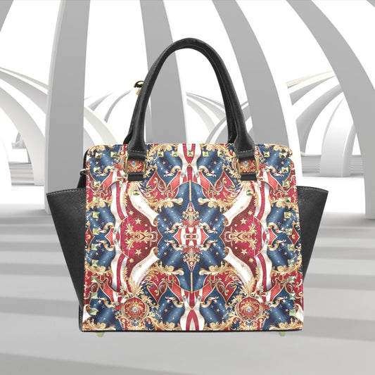 The PGP Holiday Freedom Riveted Shoulder Handbag