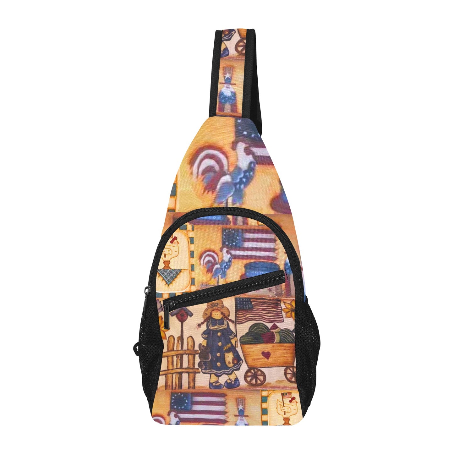 Suzanne Independence Day Unisex Crossbody Chest Bag – Functional Style by PGP Holiday