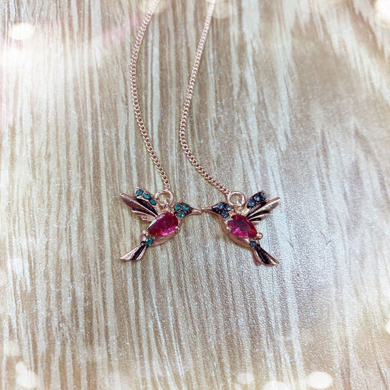 PGP Holiday | Healing Copper Humming Bird Earrings