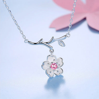 PGP Holiday | Flower Clavicle Necklace S925 Sterling Silver