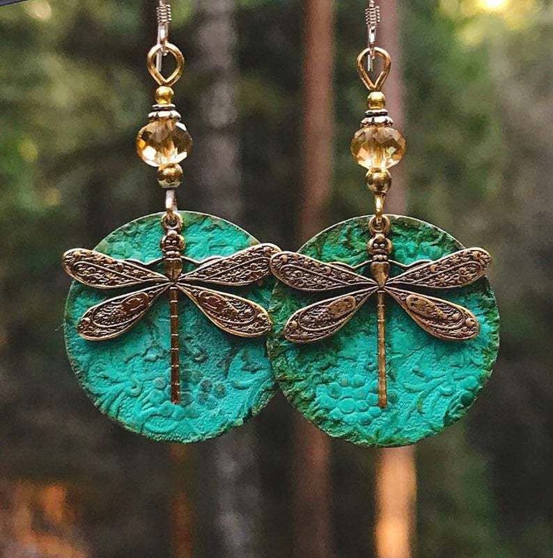 Dragonfly Fairycore Style Simple Earrings