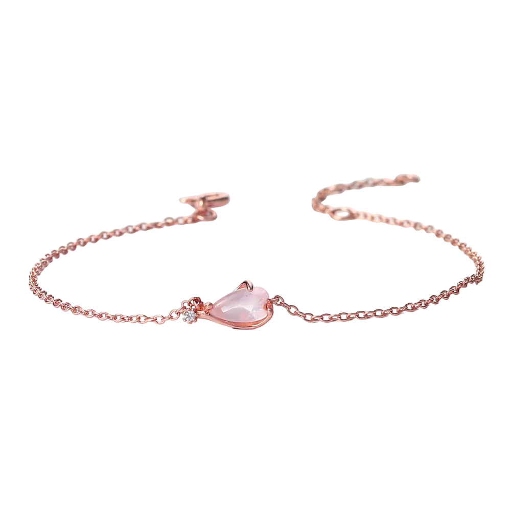 PGP Holiday | Designer Powder Crystal Single Cherry Blossom Petal Bracelet