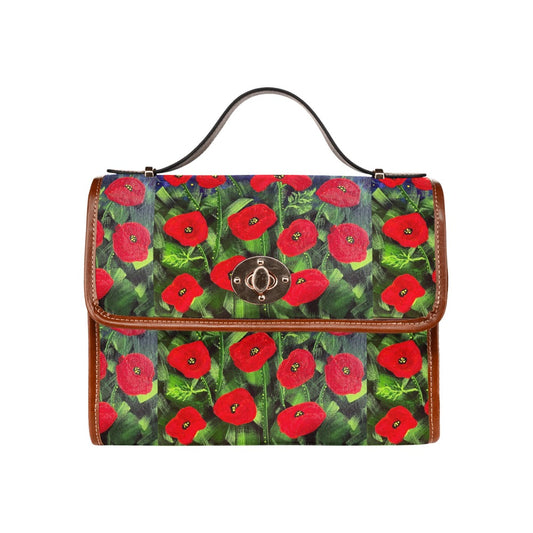 PGP Holiday Margeaux Remembrance Waterproof Canvas Bag – Versatile Crossbody Tote for Work, School & Travel