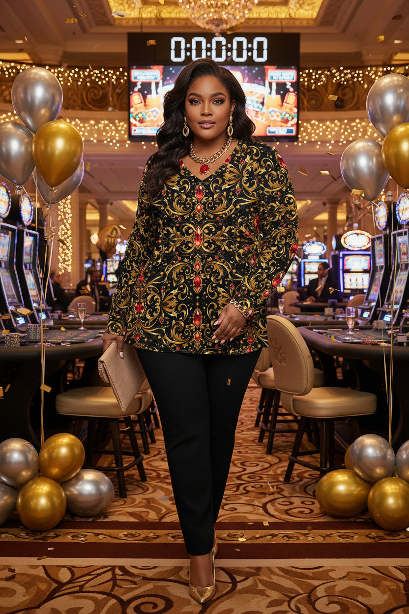 PGP Holiday Courage Long-Sleeve Loose Comfort Designer Tee