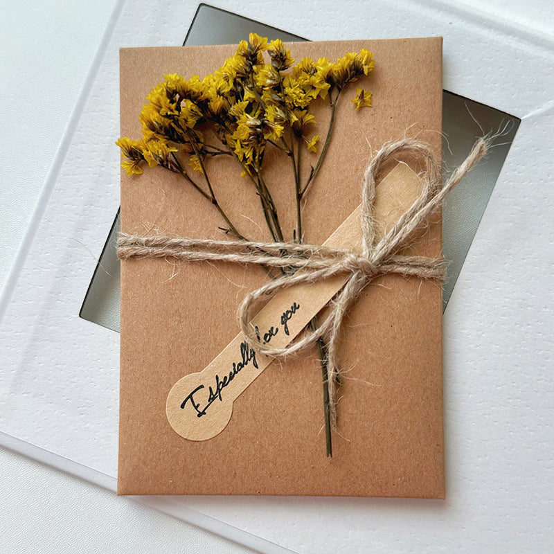 PGP Holiday | Quality Thoughts — Artisan Starry Sky Dried Flower “Especially For You” Thank You Cards