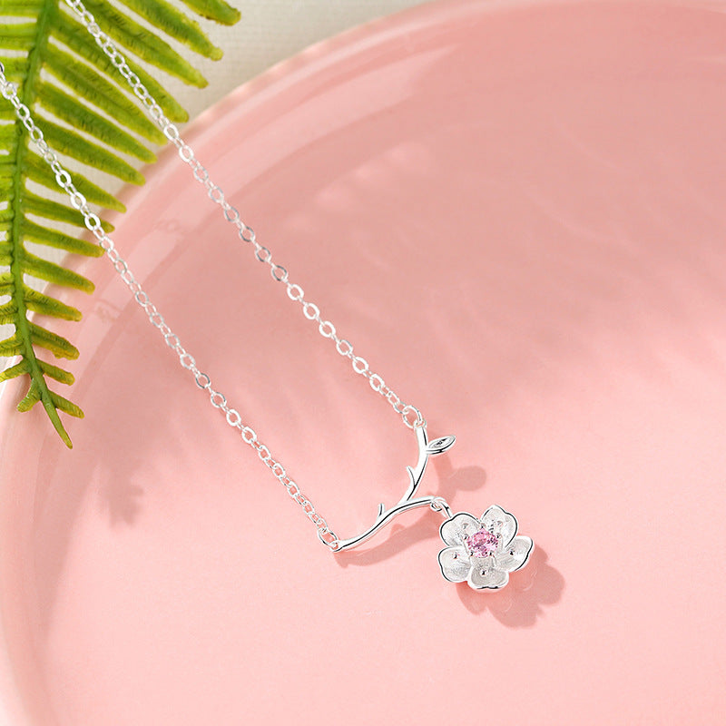 PGP Holiday | Flower Clavicle Necklace S925 Sterling Silver