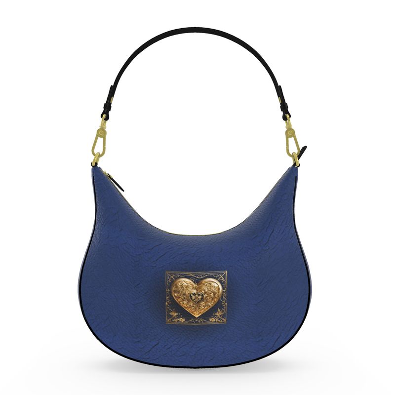 PGP Holiday 2025 Collectors Series - Kali Curved Hobo  - Royal Blue, Pebble Design Nappa