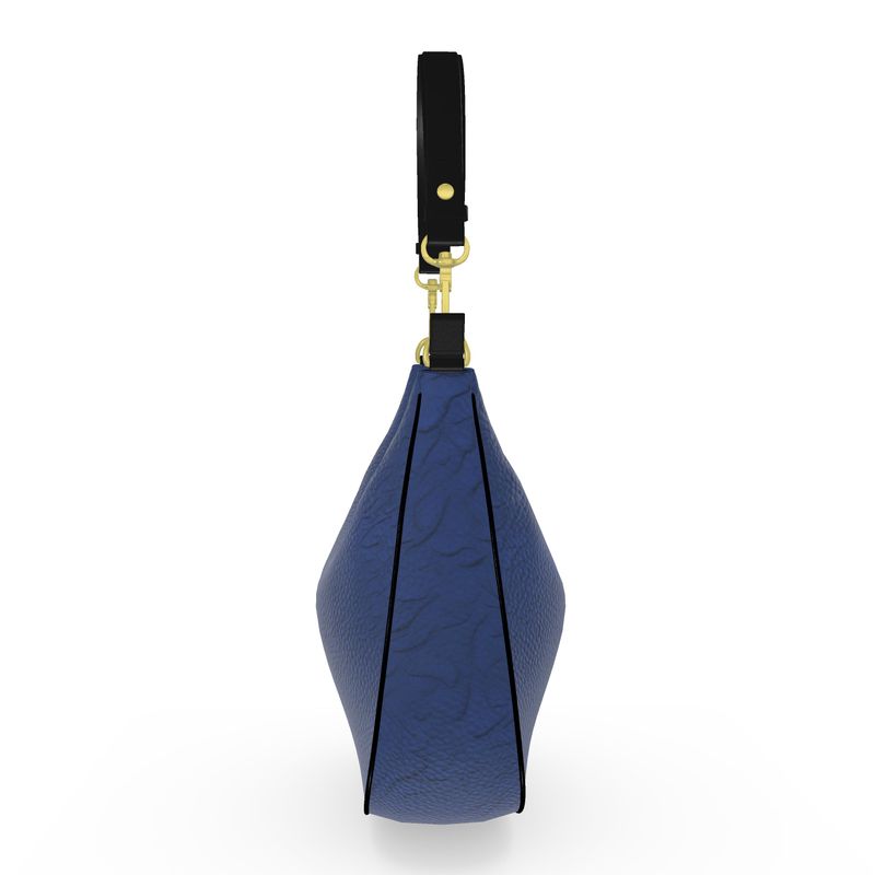 PGP Holiday 2025 Collectors Series - Kali Curved Hobo  - Royal Blue, Pebble Design Nappa