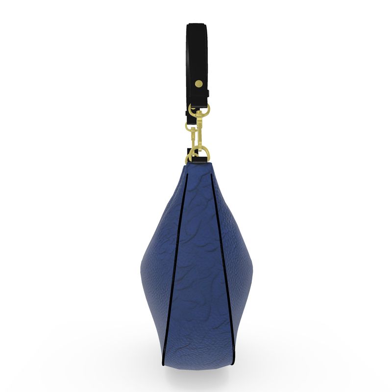 PGP Holiday 2025 Collectors Series - Kali Curved Hobo  - Royal Blue, Pebble Design Nappa