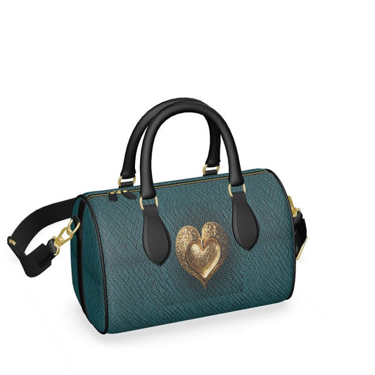 PGP Holiday 2025 Collectors Series - Hecate Mini Barrel Bag  - Lush Teal Waffle Design Nappa